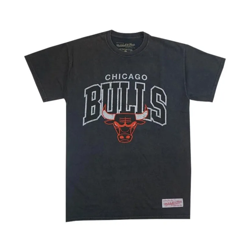MITCHELL & NESS MENS VINTAGE CHICAGO BULLS TEE