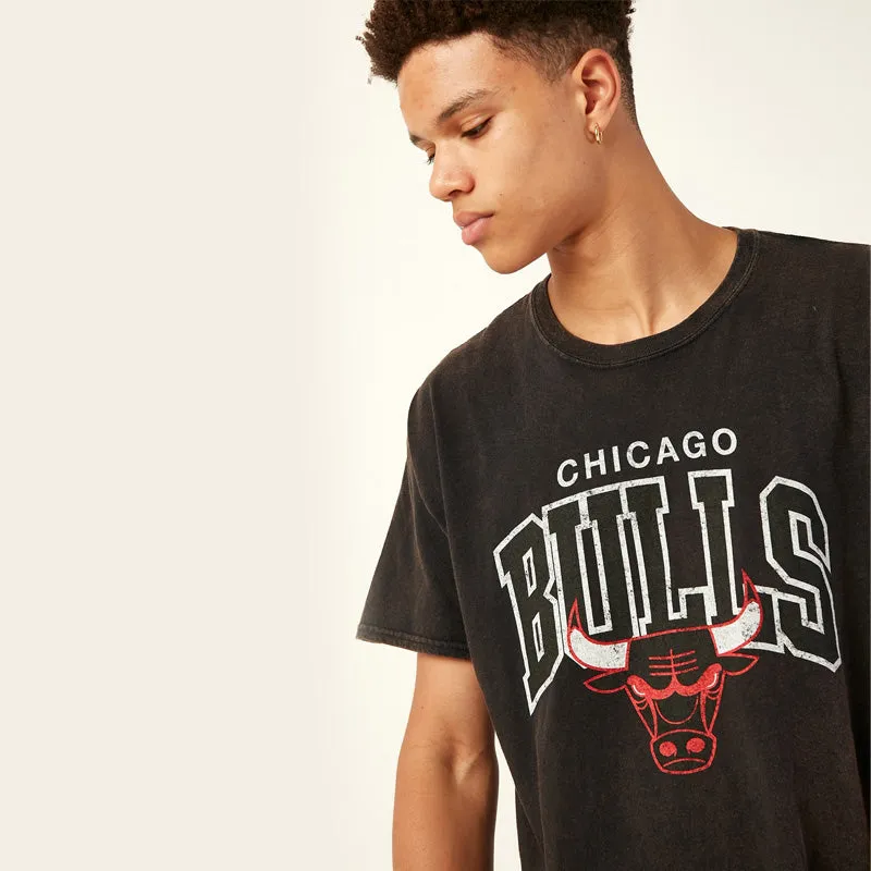 MITCHELL & NESS MENS VINTAGE CHICAGO BULLS TEE