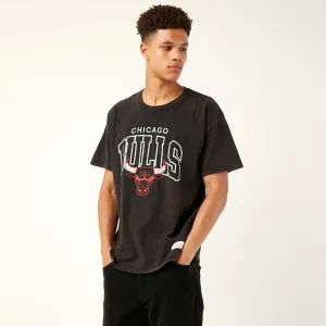 MITCHELL & NESS MENS VINTAGE CHICAGO BULLS TEE