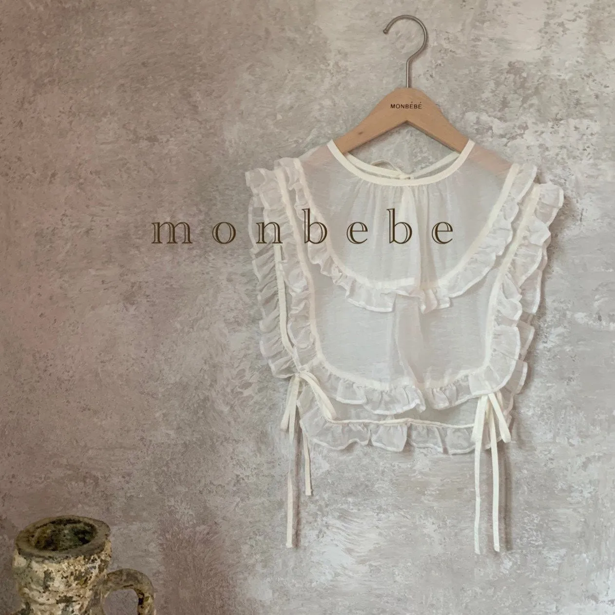 Monbebe Frill Vest (White)