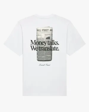 MONEY TALKS TEE - WHITE