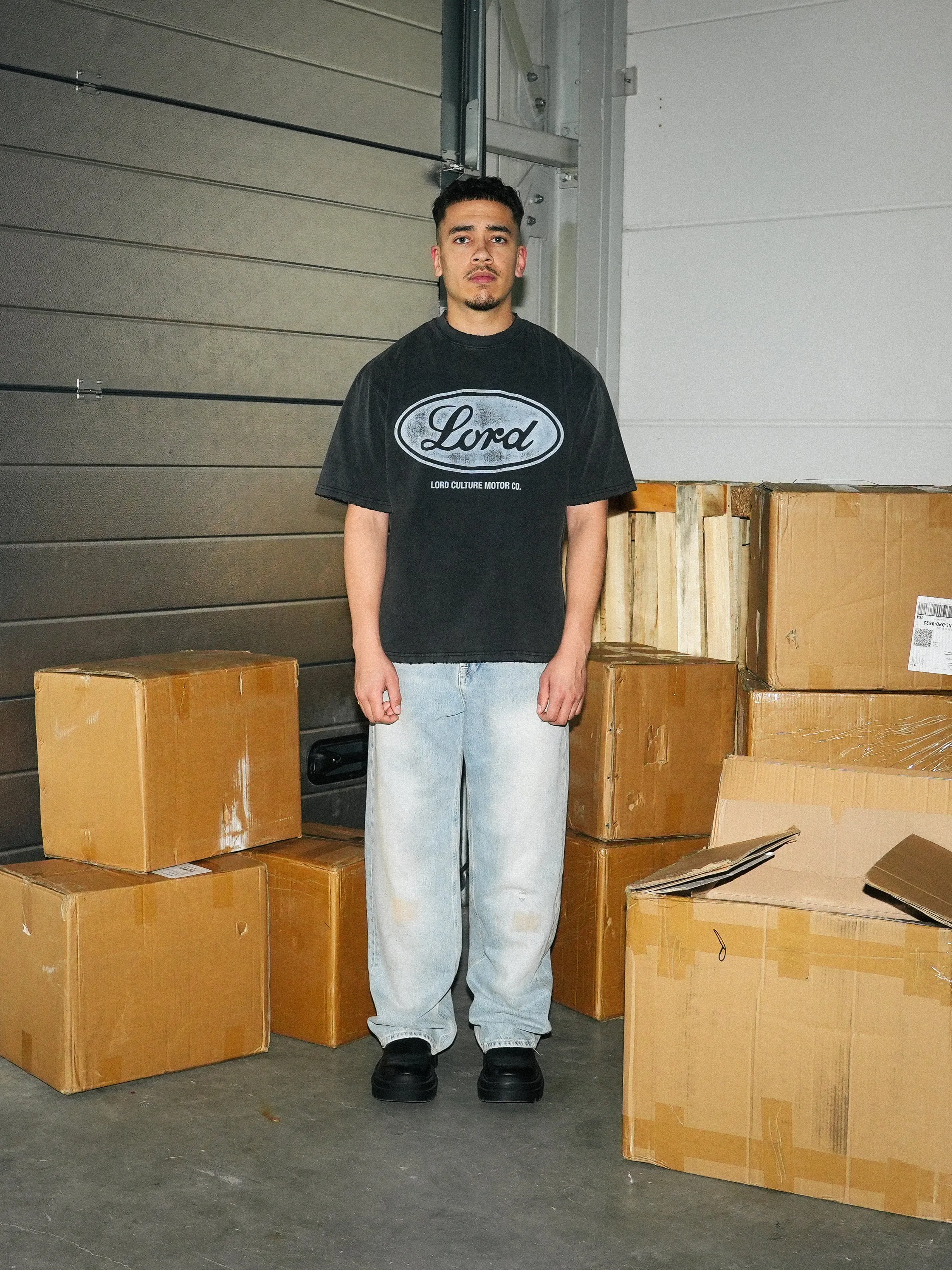 MOTOR CO TEE - VINTAGE BLACK