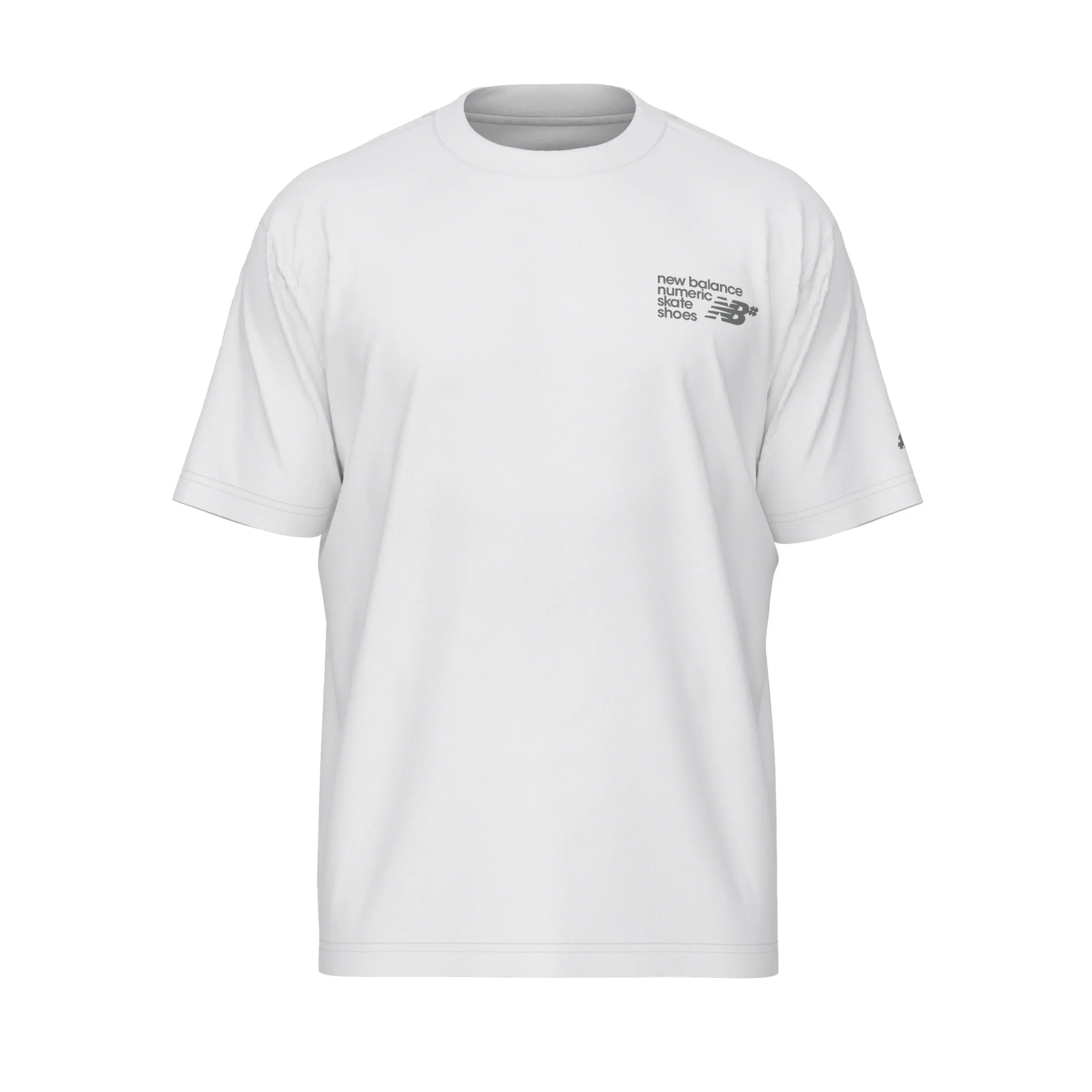 New Balance Numeric Small Chest Logo Jersey T-Shirt White