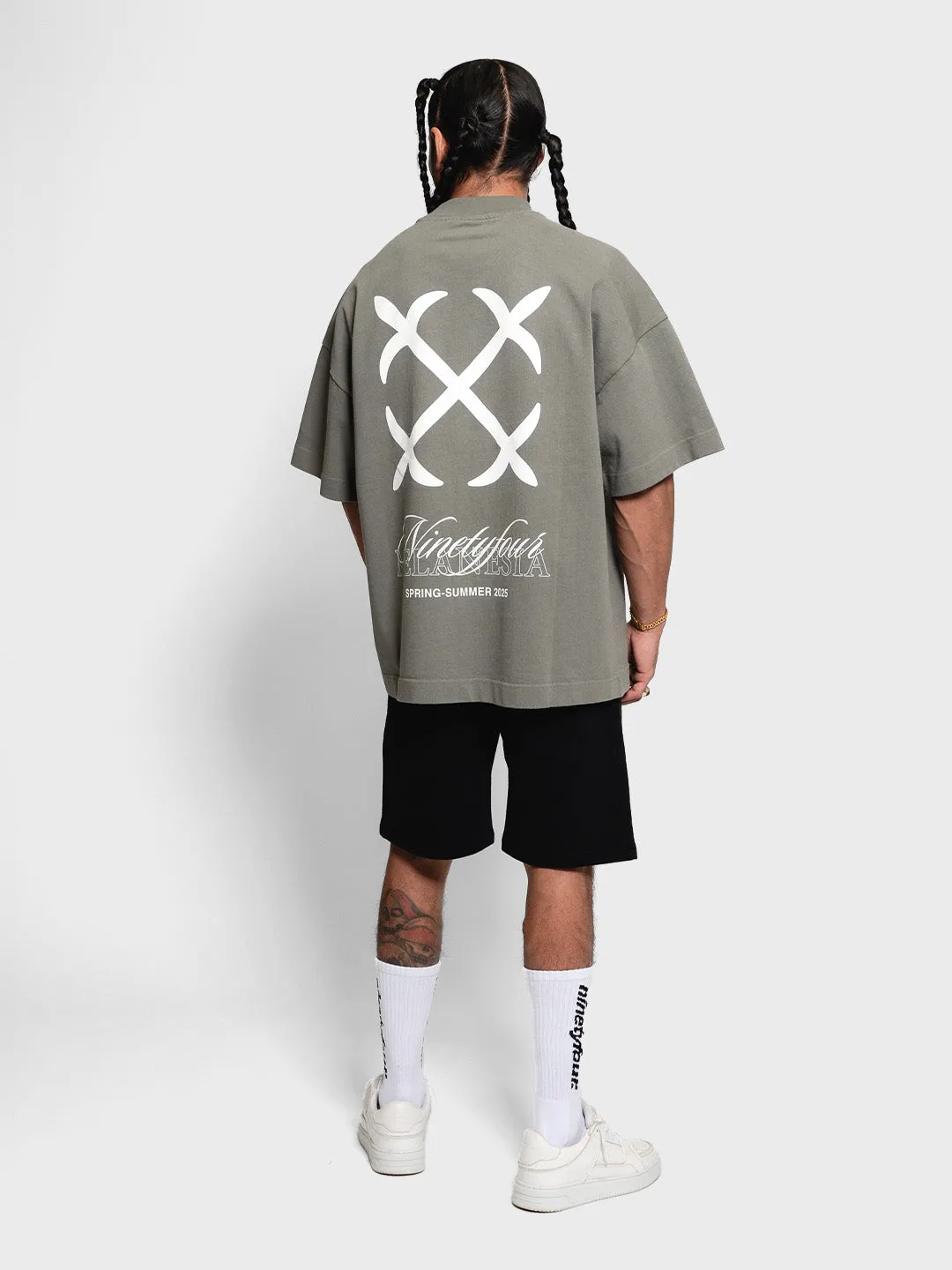 Ninetyfour Alifuru T-Shirt | Castor Grey