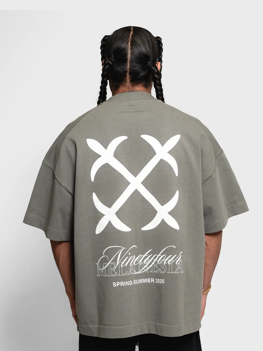 Ninetyfour Alifuru T-Shirt | Castor Grey