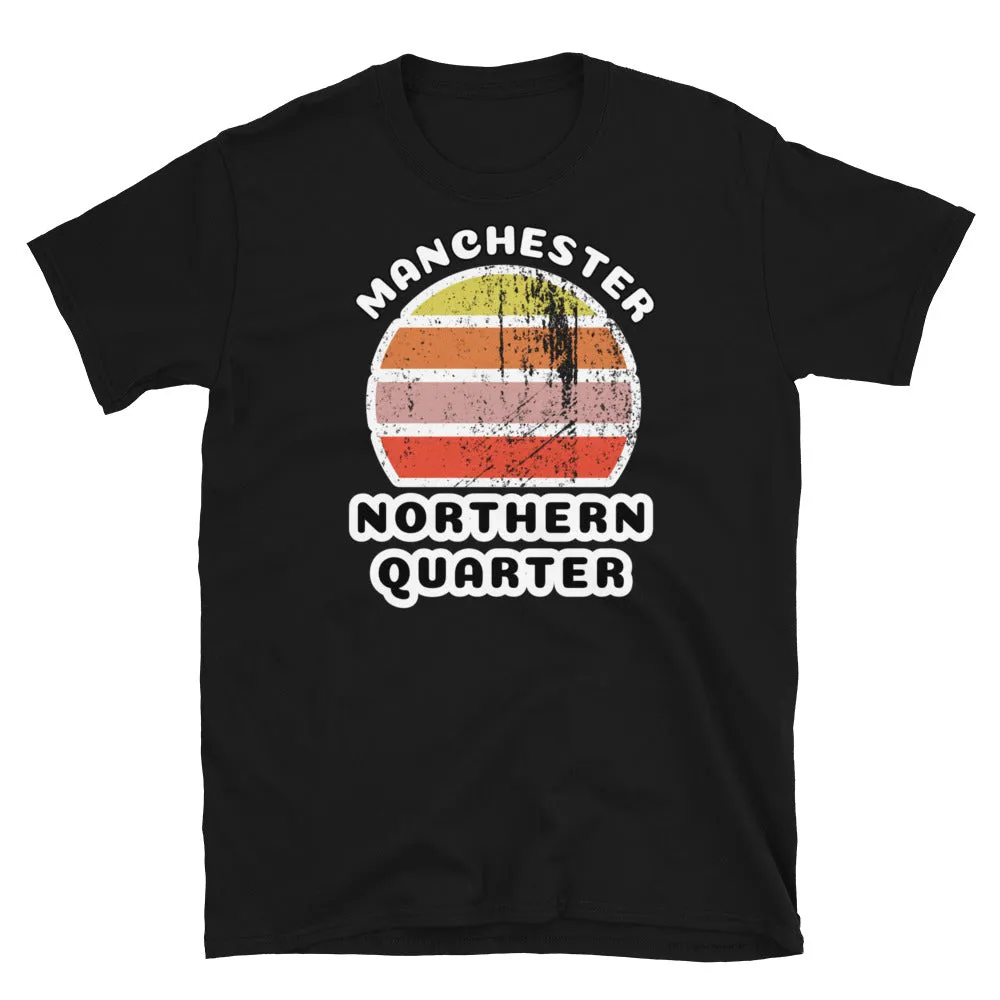 Northern Quarter Manchester Vintage Sunset T-Shirt