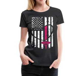 Nurse Flag Women’s Premium T-Shirt (CK1394)