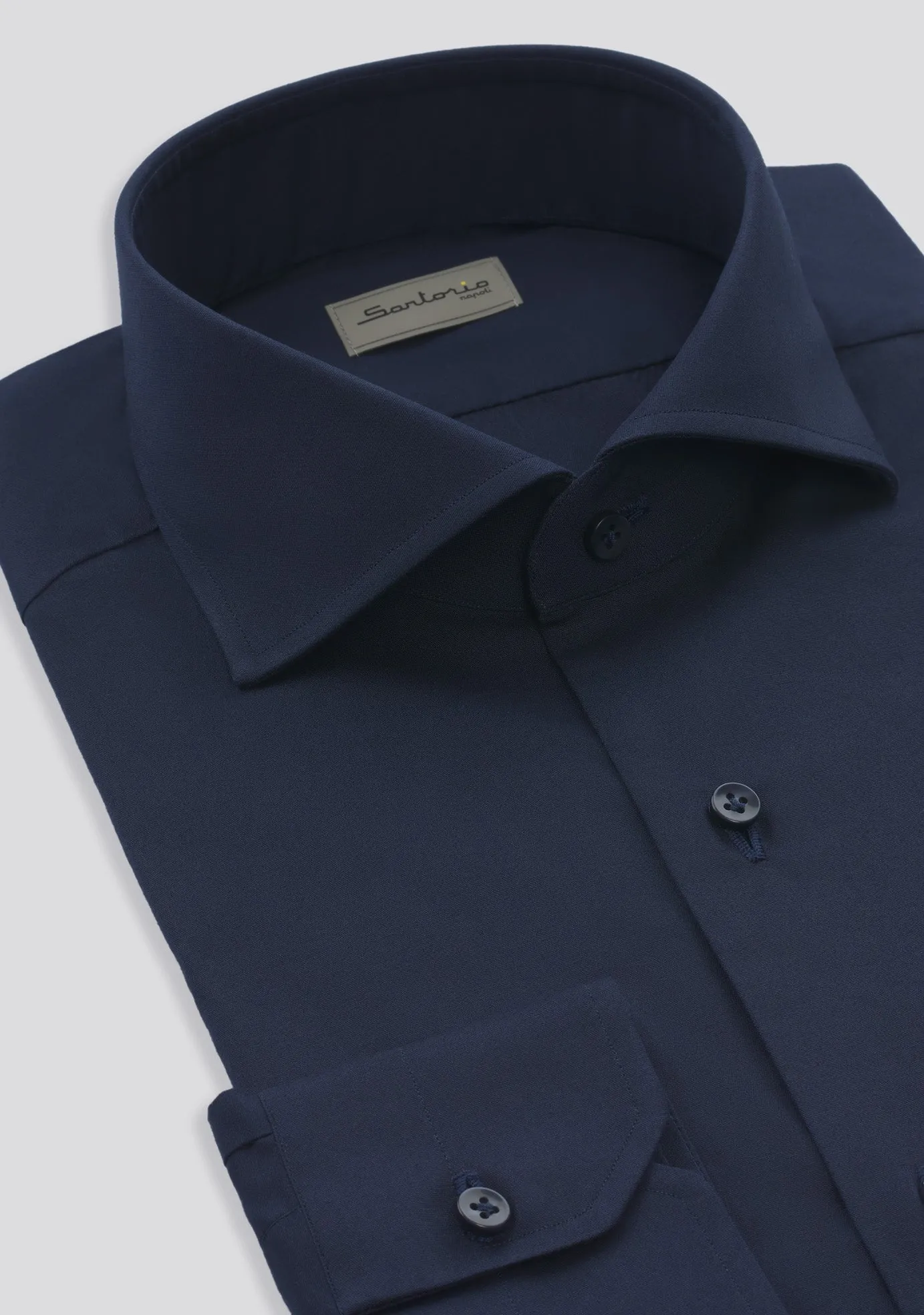 Ocean Blue Jersey Cotton Shirt