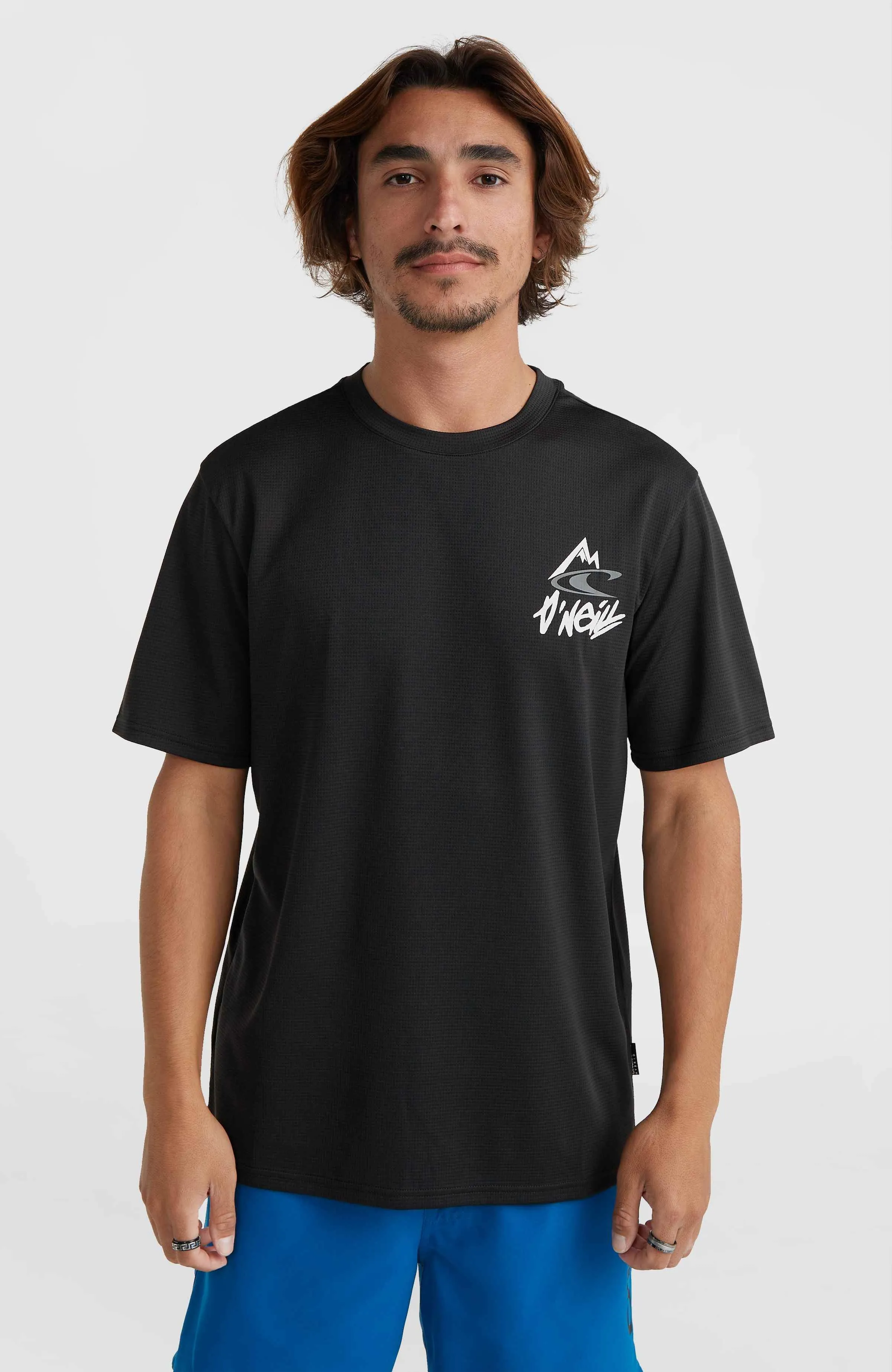 O'Neill Hybrid Logo Polygiene T-Shirt | Black Out