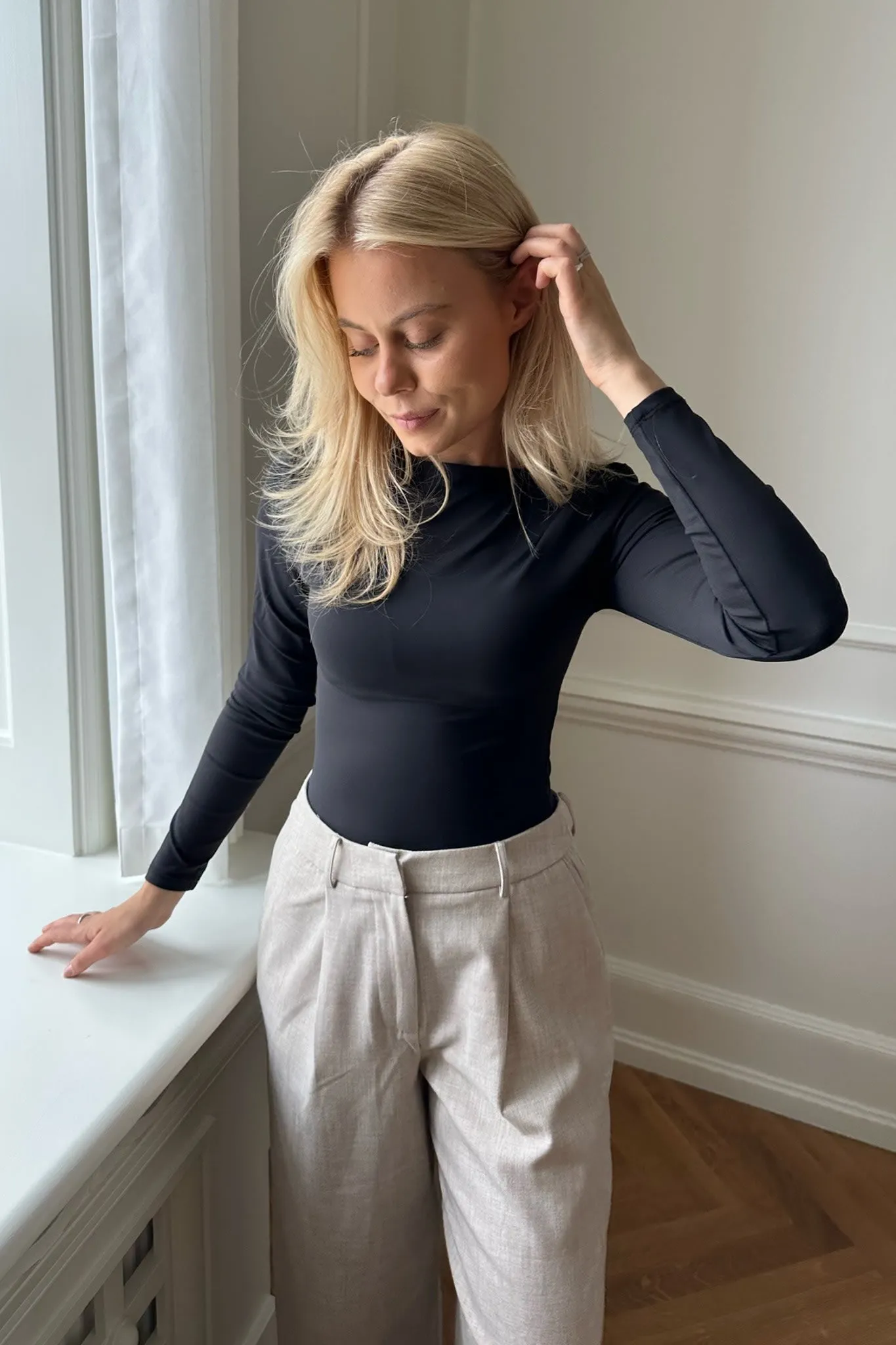 ONLEa Langærmet Top - Sort