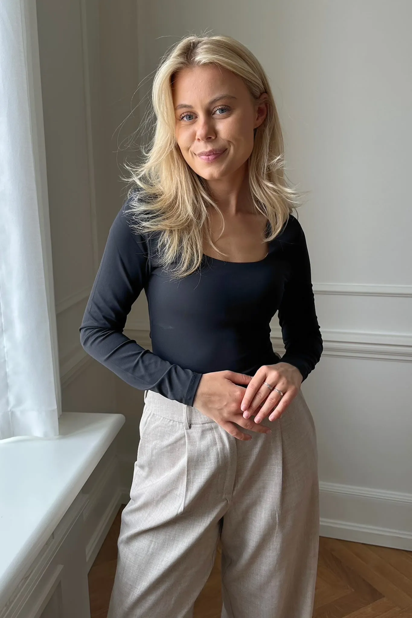 ONLEa Langærmet Top - Sort