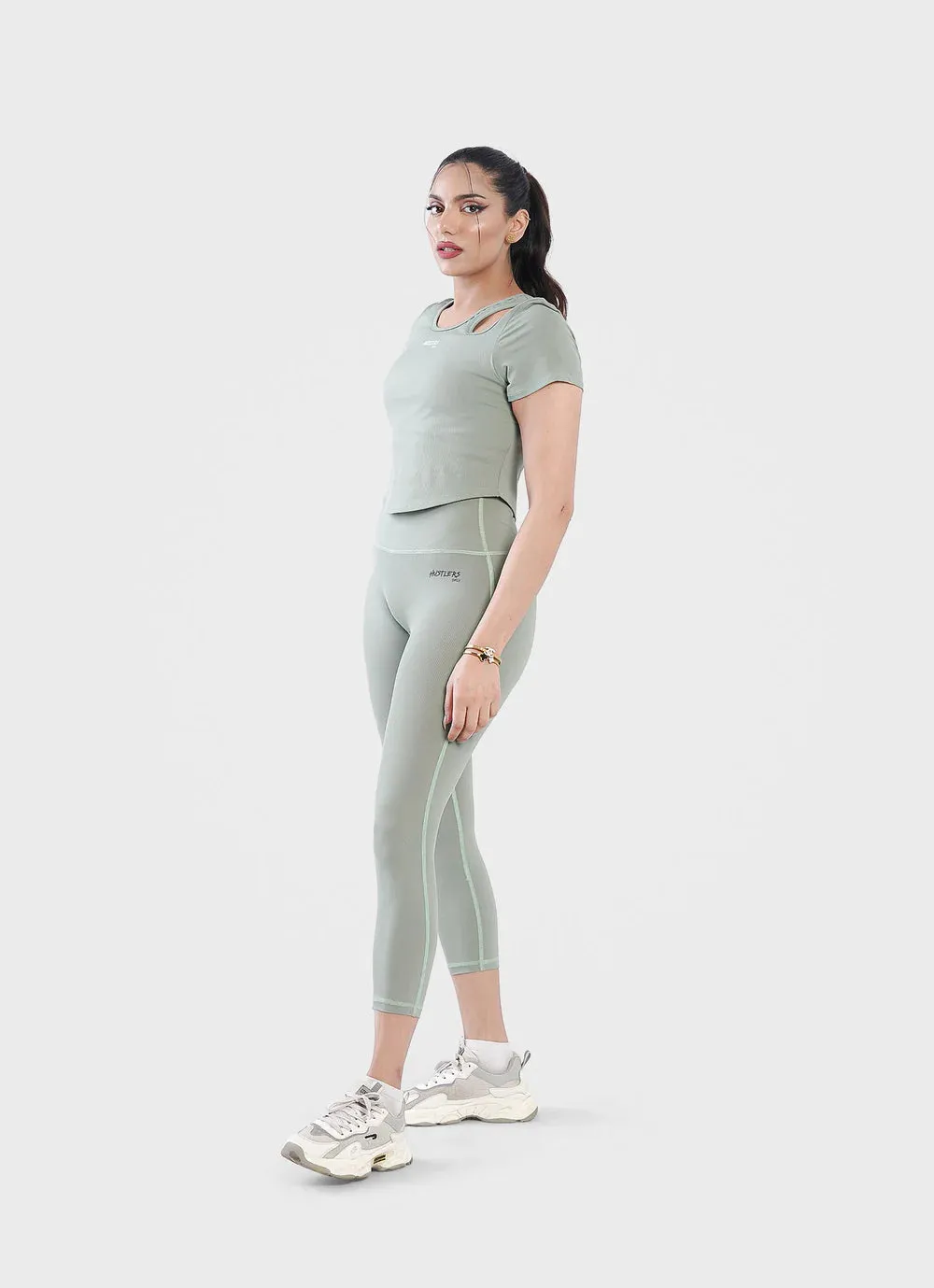 Onyx Crop T-Shirt - Light Green