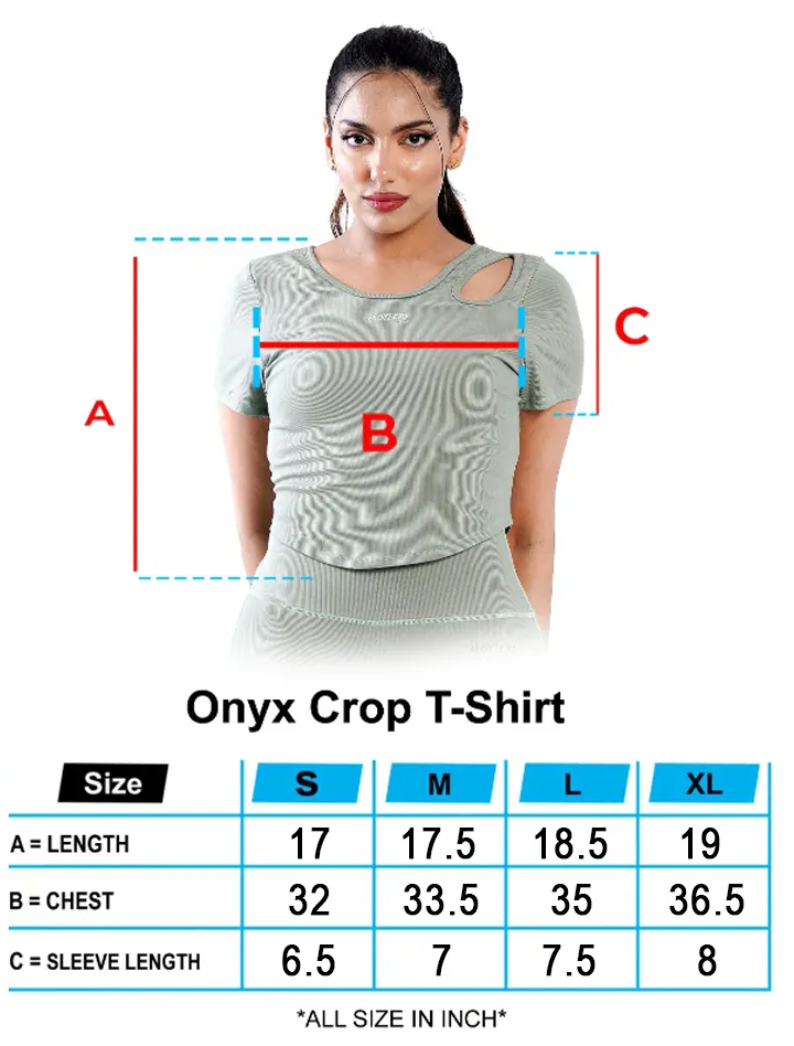 Onyx Crop T-Shirt - Light Green
