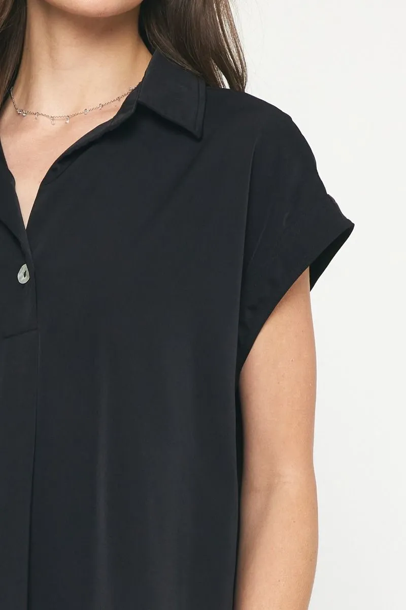 Oversized Collared Dress