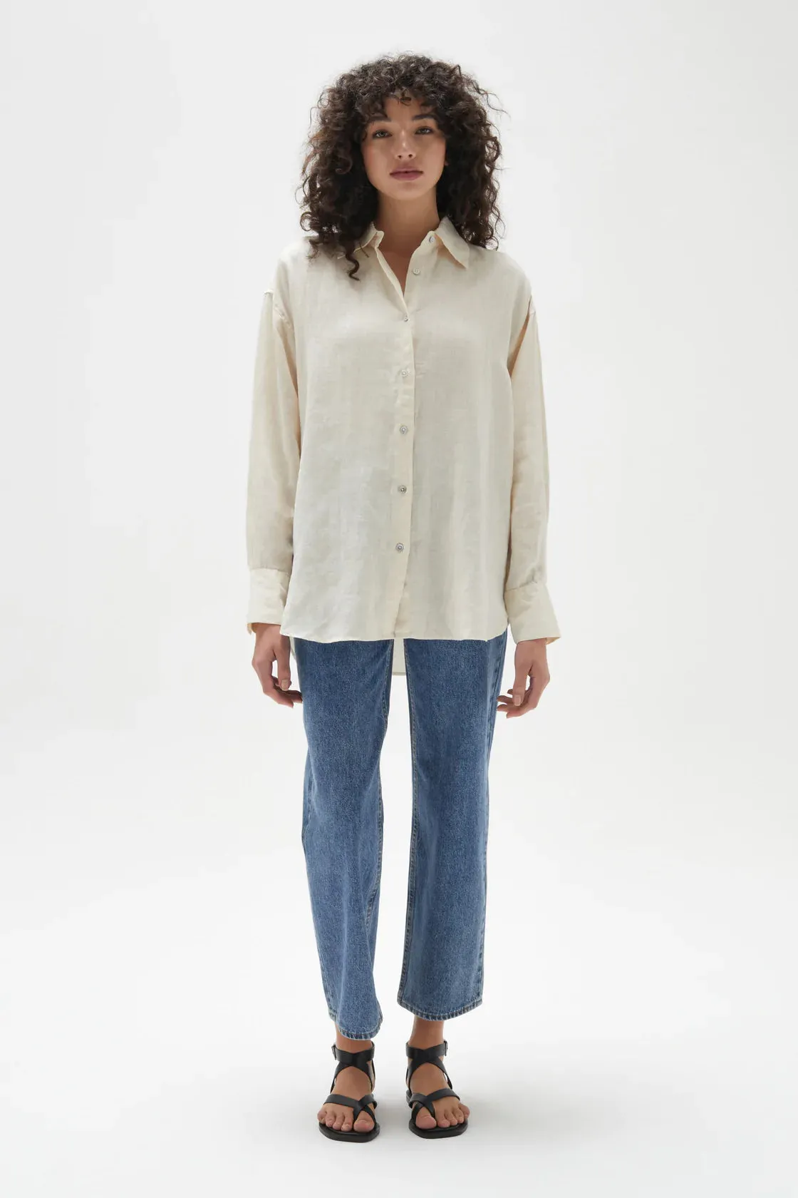 Oversized Shirt Stone