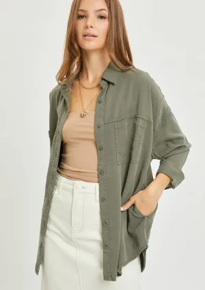 Oversized Tencel Shirt