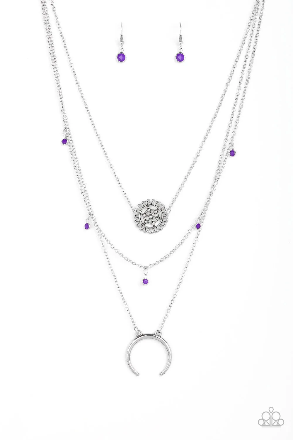Paparazzi Lunar Lotus - Layered Necklace