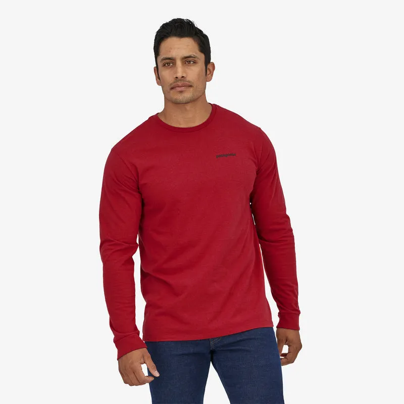 Patagonia - M's L/S P-6 Logo Responsibili-Tee - Sumac Red