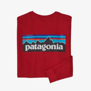 Patagonia - M's L/S P-6 Logo Responsibili-Tee - Sumac Red