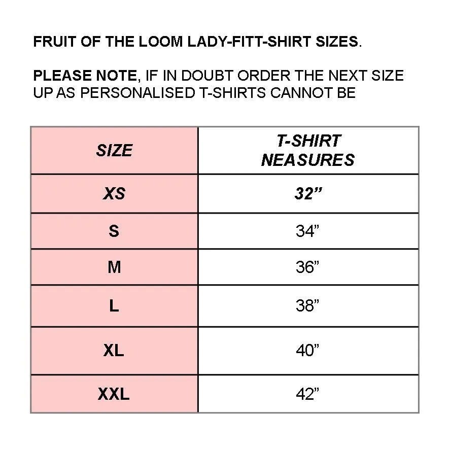 PERSONALISED LADYFIT T-SHIRT - Mother of the Bride