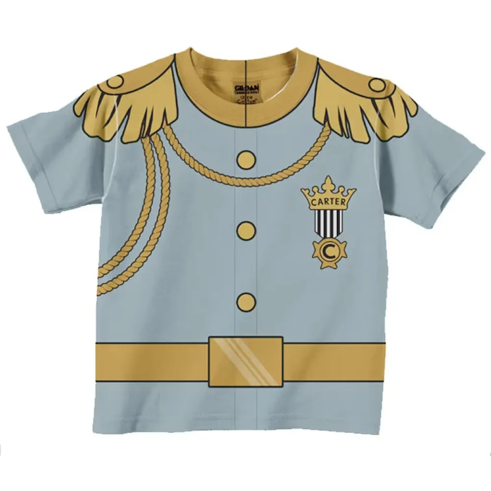 Personalized 3D Shirt For Kids, Boys Medieval Knight Birthday Shirt, Boy's Knight in Shining Armor T-Shirt, Prince Birthday Shirt, Knight Costume