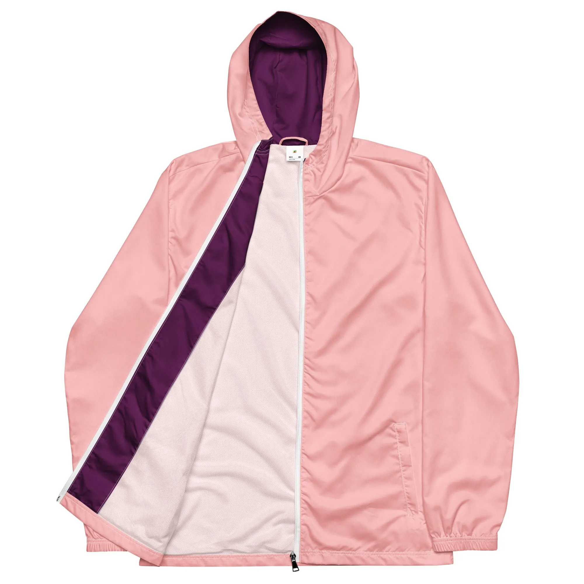 Pink Men’s windbreaker