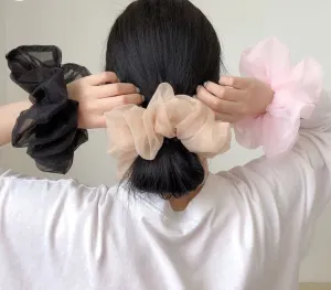 Pink Oversized Scrunchie