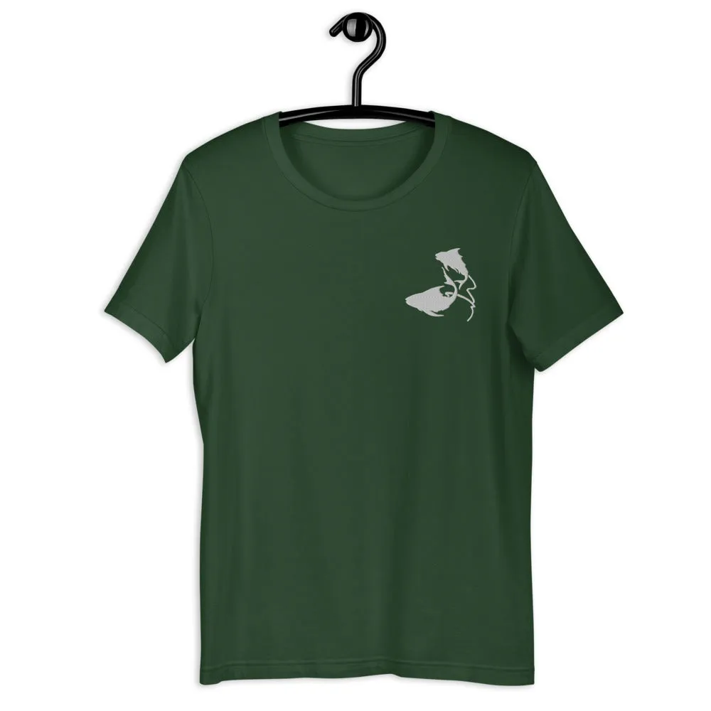 PISCES T-SHIRT - Pisces Symbol Embroidery