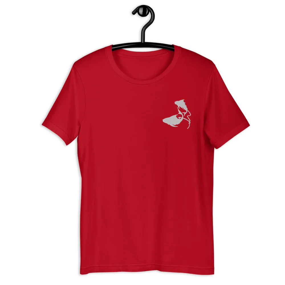 PISCES T-SHIRT - Pisces Symbol Embroidery