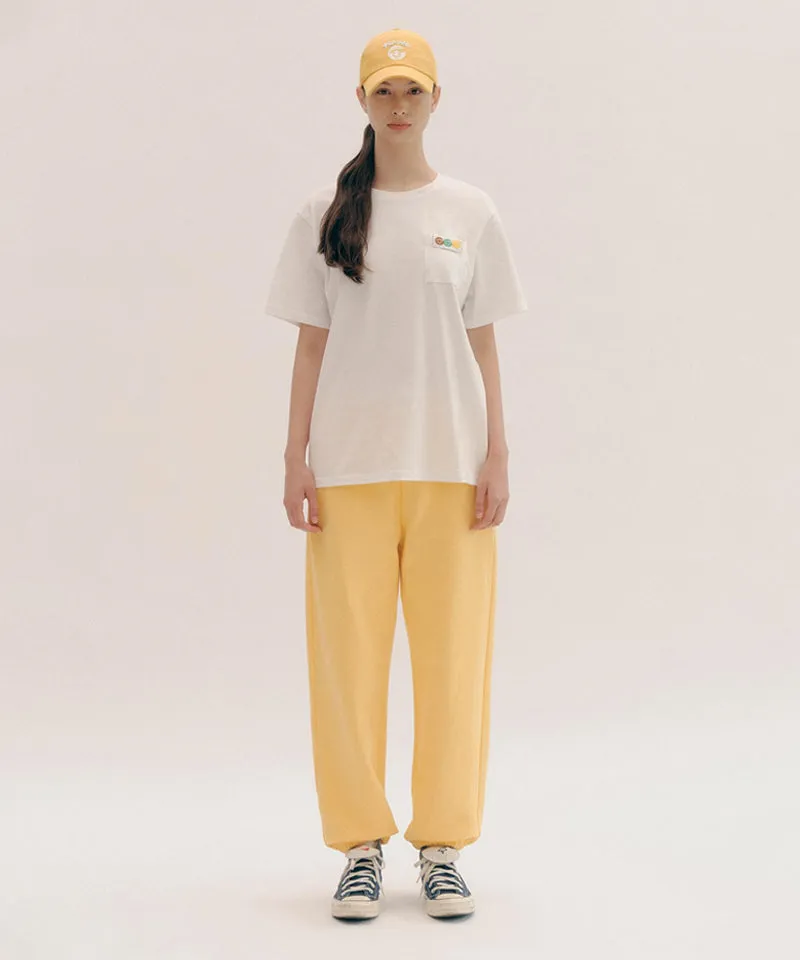 PIV'VEE Triplets Pocket T-shirt - Cloud White