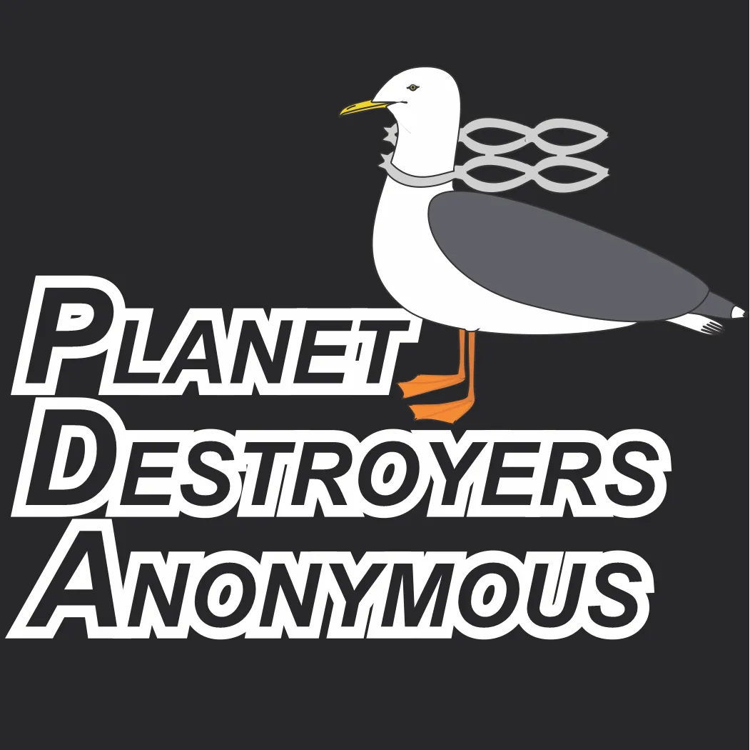 Planet Destroyers Anonymous - Black Organic Heavyweight T-Shirt