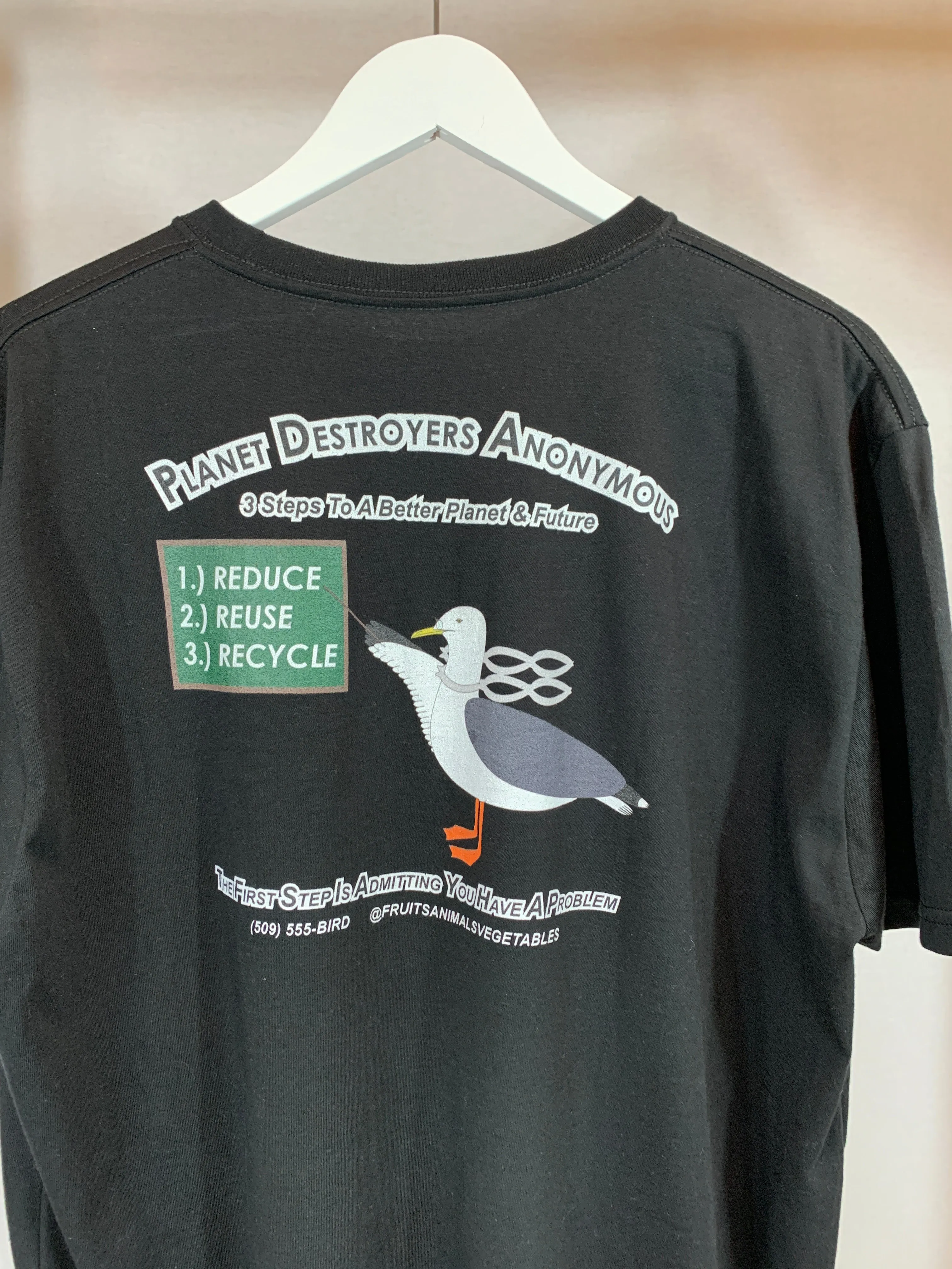Planet Destroyers Anonymous - Black Organic Heavyweight T-Shirt