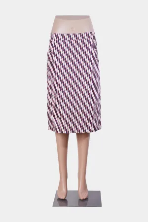 PREVIEW Red, Blue and Off White Pocket Detail Midi Skirt
