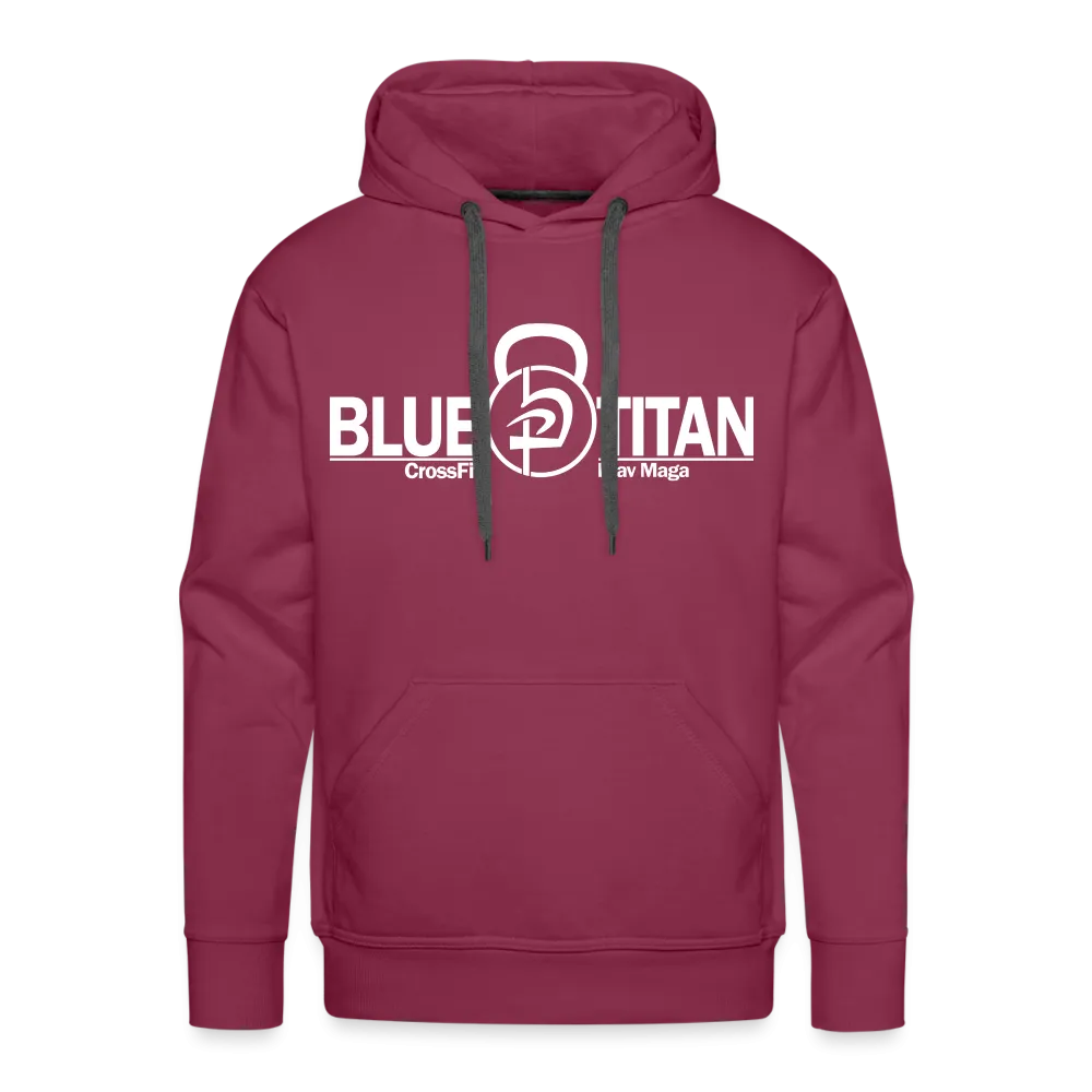 Protect Your Nuts, Blue Titan hoodie