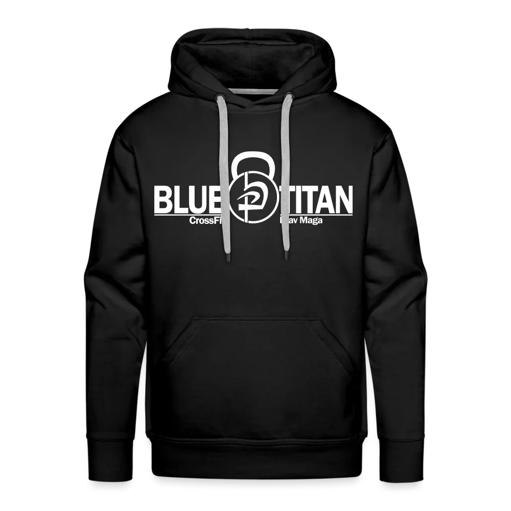 Protect Your Nuts, Blue Titan hoodie