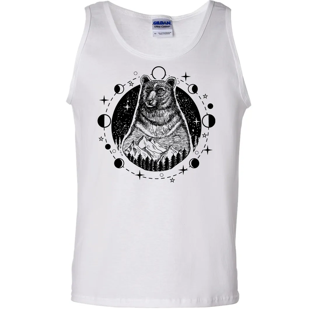 Psychic Moon Forest Grizzly Asst Colors Tank Top