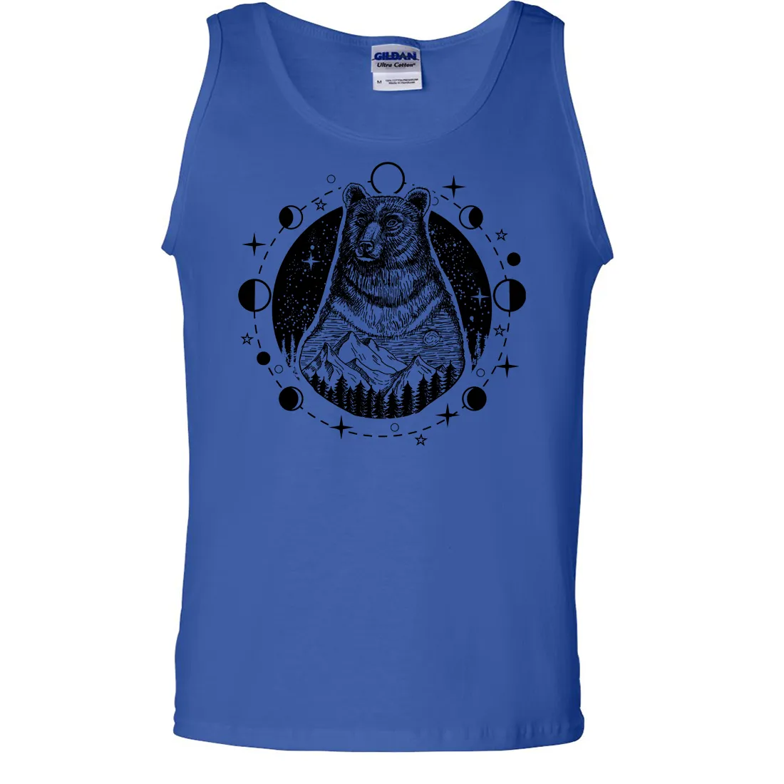 Psychic Moon Forest Grizzly Asst Colors Tank Top