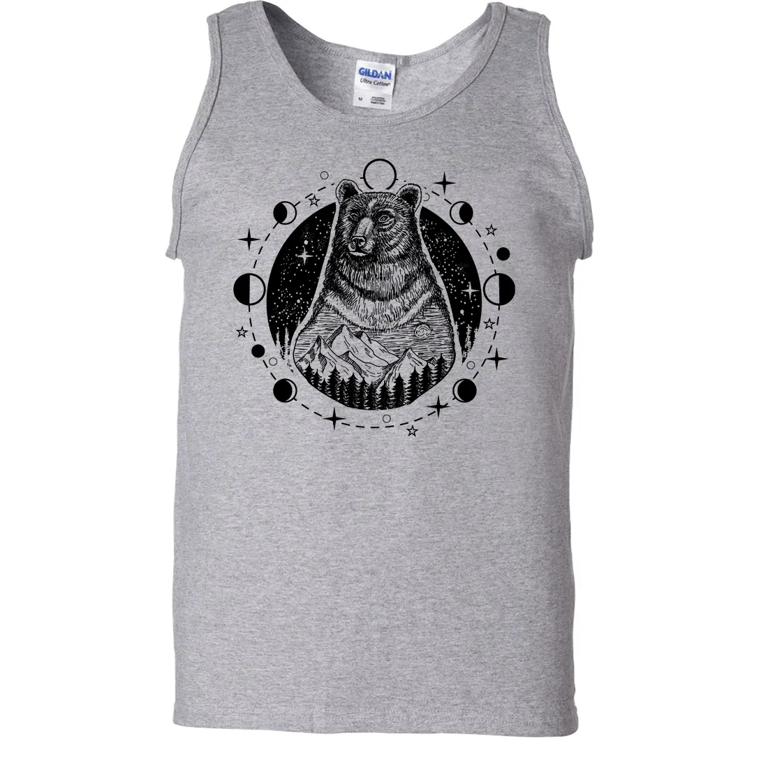 Psychic Moon Forest Grizzly Asst Colors Tank Top