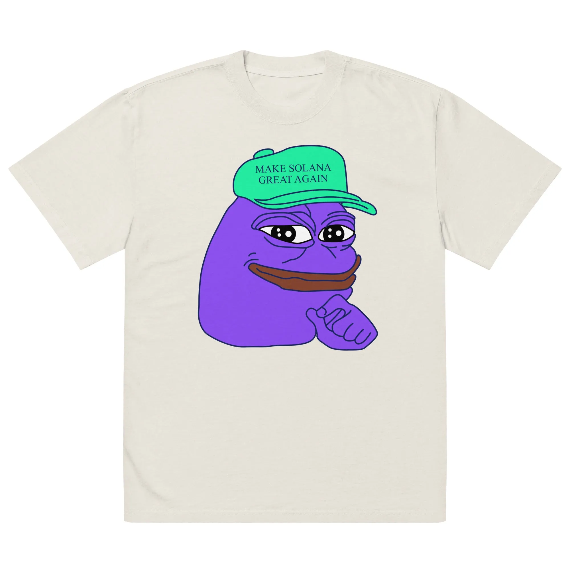 Purpe - Oversized faded t-shirt