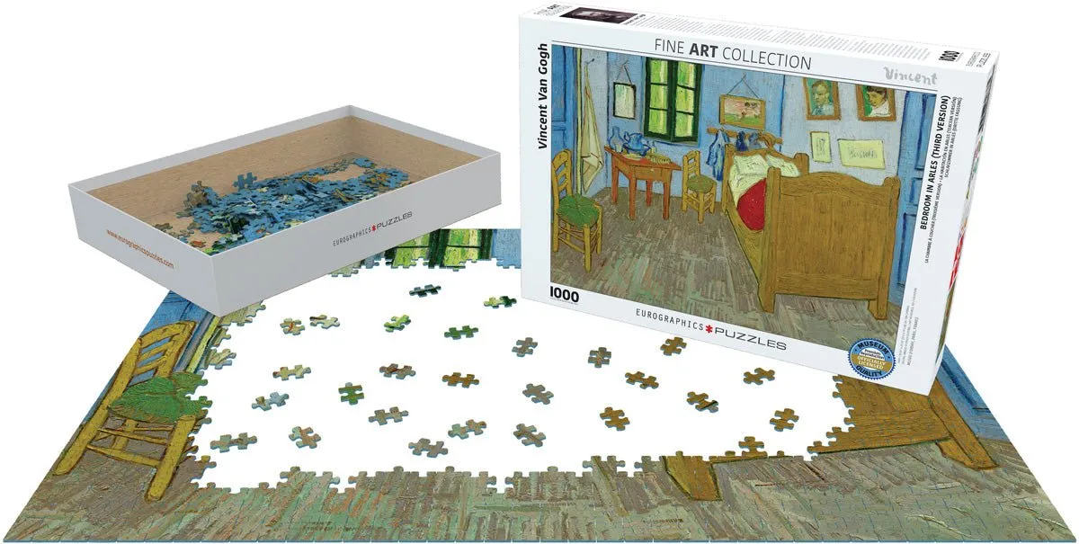 Puzzle Eurographics - 1000 p - La chambre à coucher - Van Gogh
