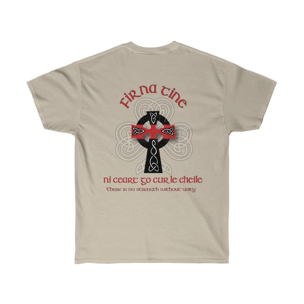 "Fir Na Tine" Red Line Heritage Men's Tee
