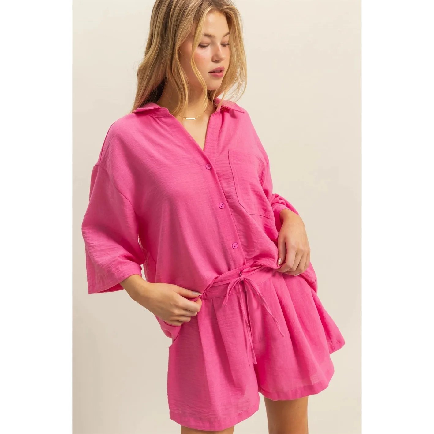 "Mandy" Oversized Matching Set