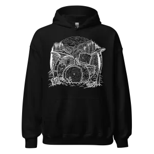 "Rhythm Nature" Hoodie (B&W)