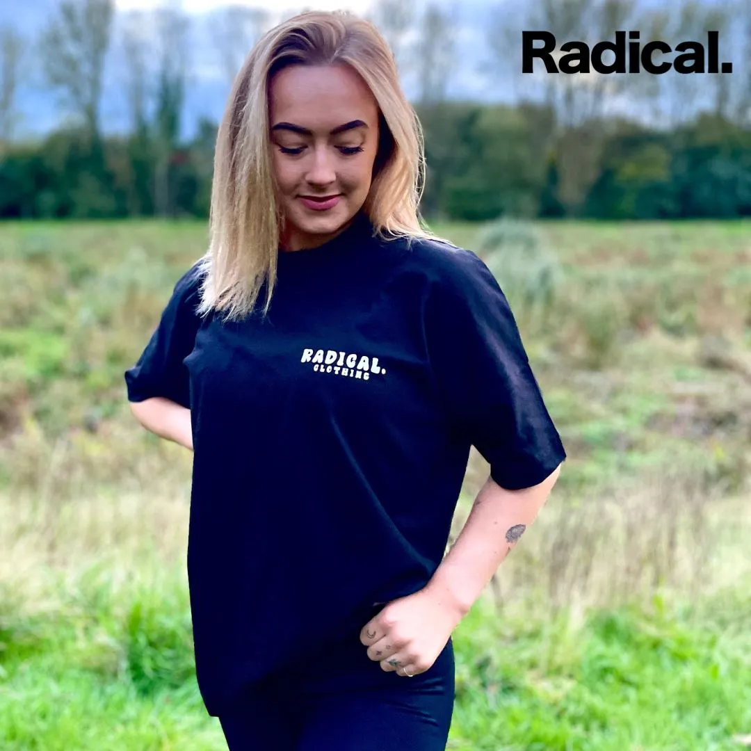 Radical. Desert Oversized Boxy Fit unisex T-shirt - Black