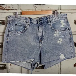 Rag &amp; Bone Dre Denim Cutoff Jean Distressed Shorts 32