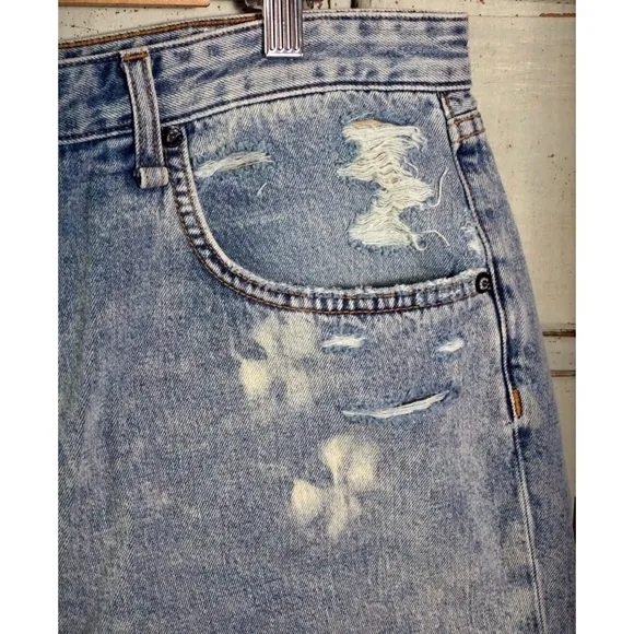 Rag &amp; Bone Dre Denim Cutoff Jean Distressed Shorts 32