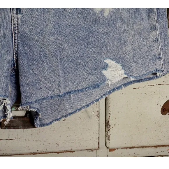 Rag &amp; Bone Dre Denim Cutoff Jean Distressed Shorts 32