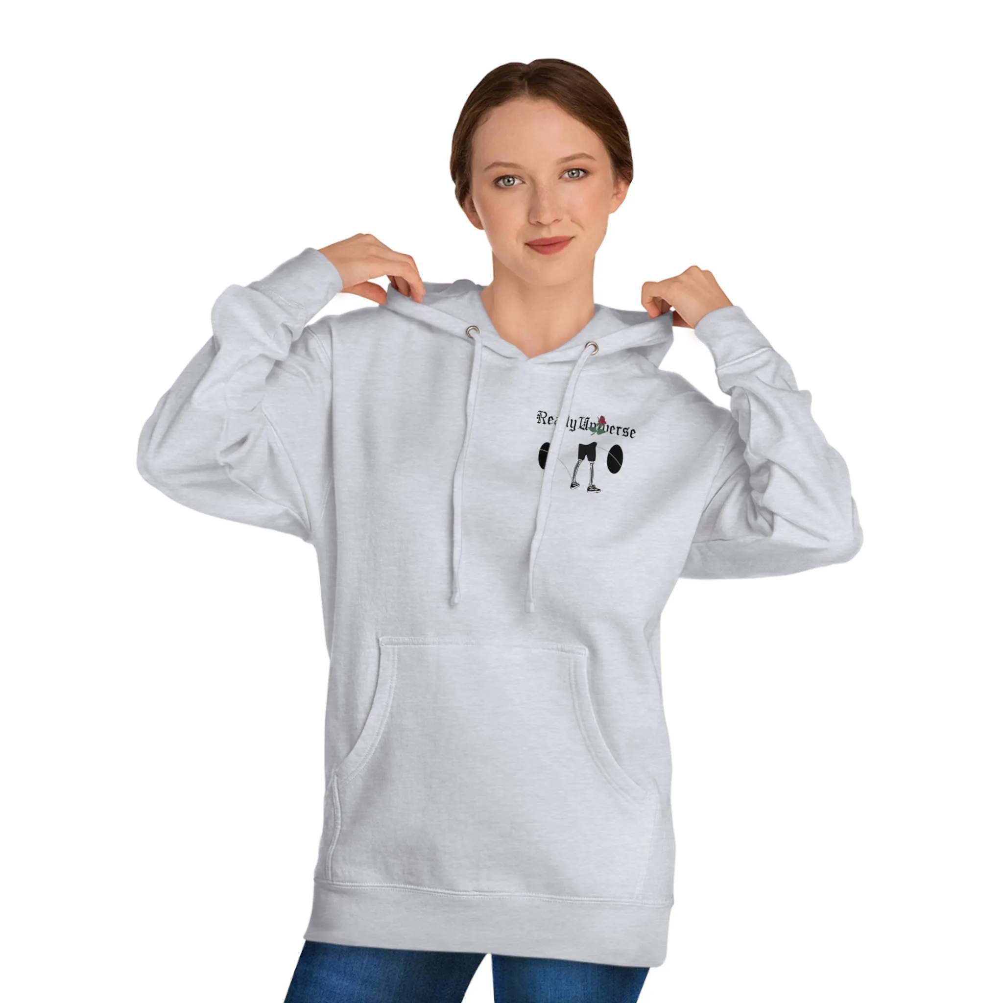 Ready Universe Hoodie Printed on Independent Trading Co Hoodie