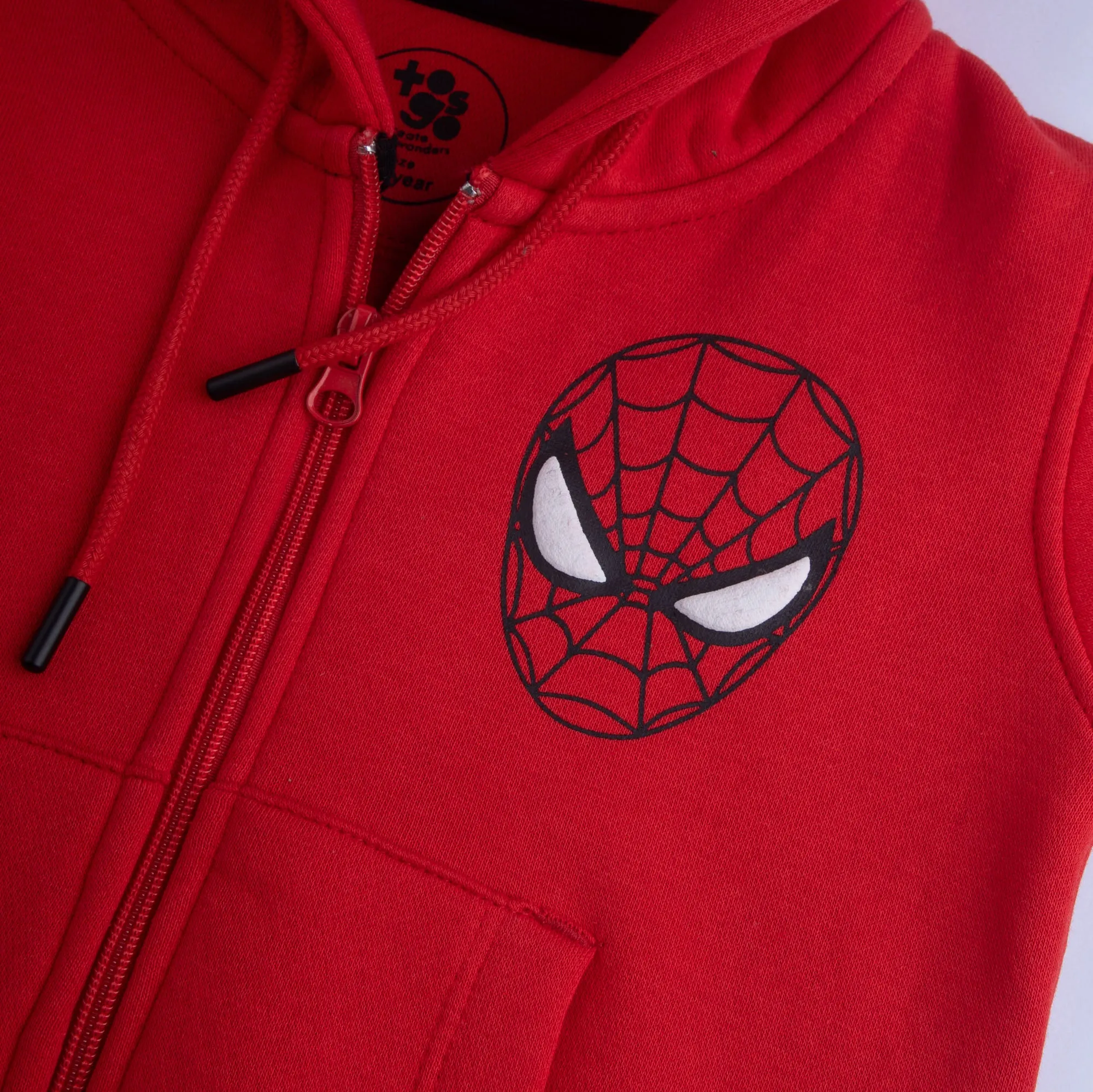 Red Spider Zipper Hoodie