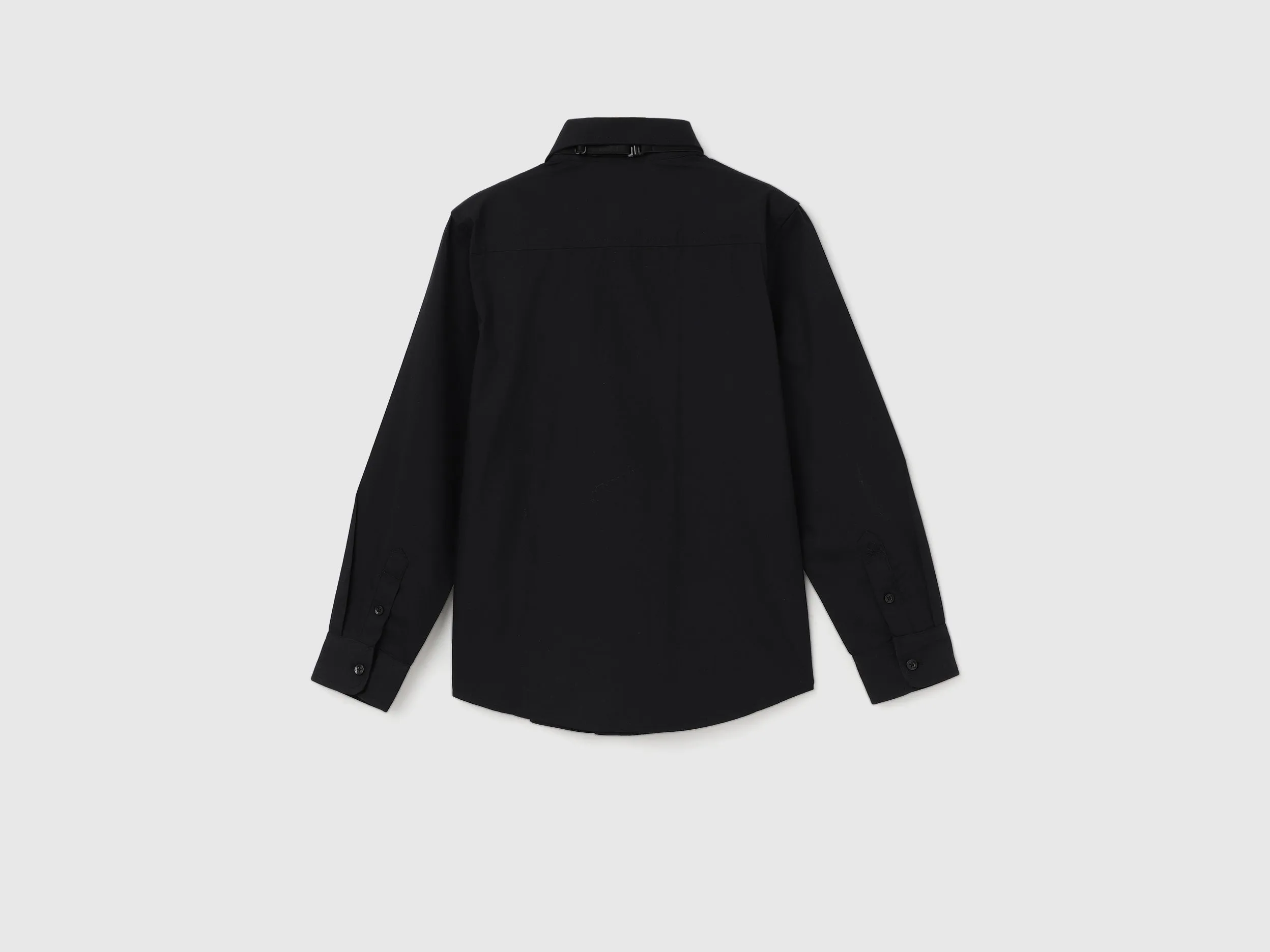 Regular Spread Collar Solid Shirts